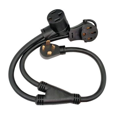 NEMA 14-30P to 14-30R & 14-50R Y Adapter Splitter