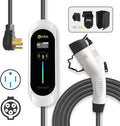 ZenCar 16-40A Adjustable 120-240V EV Charger EVSE with Timer and Wall Mount