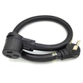 NEMA 10-50 oven/range extension cord, 3 ft.