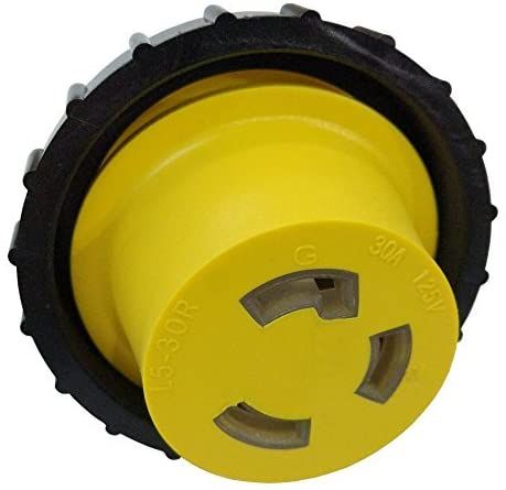 Generator Adapter 30A L14-30P Male to RV Shore Power L5-30R Female with Locking Ring