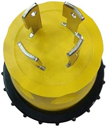 Generator Adapter 30A L14-30P Male to RV Shore Power L5-30R Female with Locking Ring
