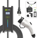 ZenCar 6-16A Adjustable 120-240V EV Charger EVSE with Timer and Wall Mount