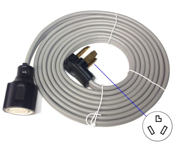 NEMA 10-30 Dryer Outlet Adapter for Tesla Gen 1 UMC