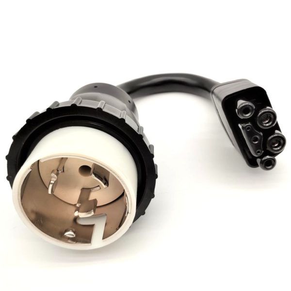 50A Locking Shore Power (SS2-50 / CS6365 / L14-50) Adapter for Tesla Gen 2 & 3