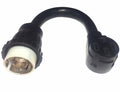 50A Locking Shore Power (SS2-50 / CS6365 / L14-50) to NEMA 14-50R RV/EV Adapter