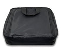Nylon carrying bag with zipper closure, perfect for charger, cables, and adapters (square)
