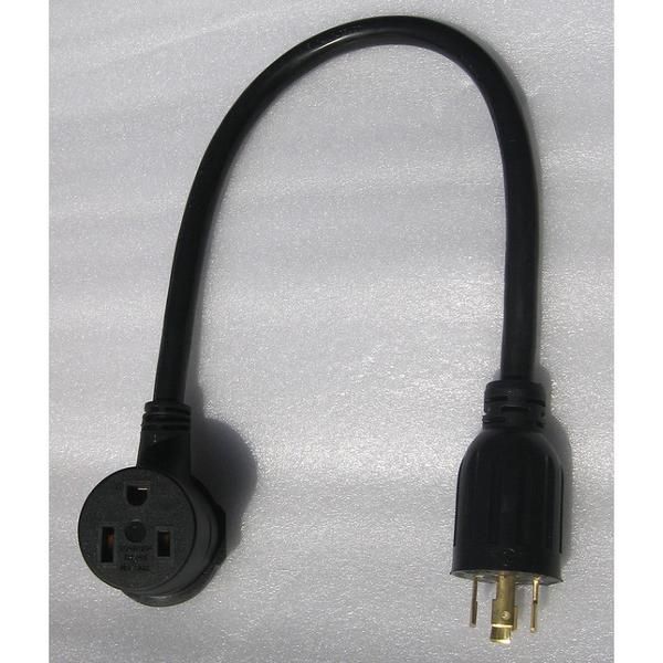 NEMA L14-30P to 6-50R Locking Generator Adapter for Welder
