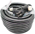 Heavy-duty 50A RV shore power locking power cord, NEMA 14-50P to SS2-50R