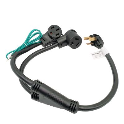 NEMA 10-30P to 10-30R & 14-50R Y Adapter Splitter
