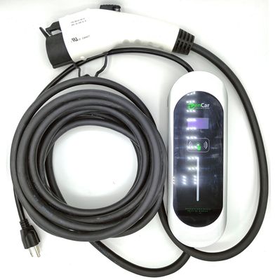 ZenCar 6-16A 120V Level 1 Adjustable EV Charger EVSE with Wall Mount Cradle