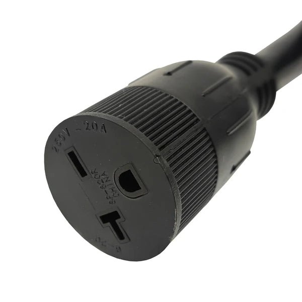 NEMA 14-50P to 6-15R or 6-20R Adapter, 3 ft.