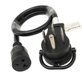 NEMA 14-50P to 6-15R or 6-20R Adapter, 3 ft.