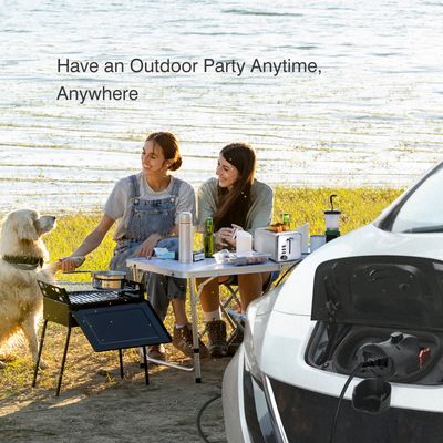 Vehicle to Load Adapter V2L Compatible with Hyundai Ioniq 5 Ioniq 6 Kia EV6 EV9 Converts to AC Power Outlet